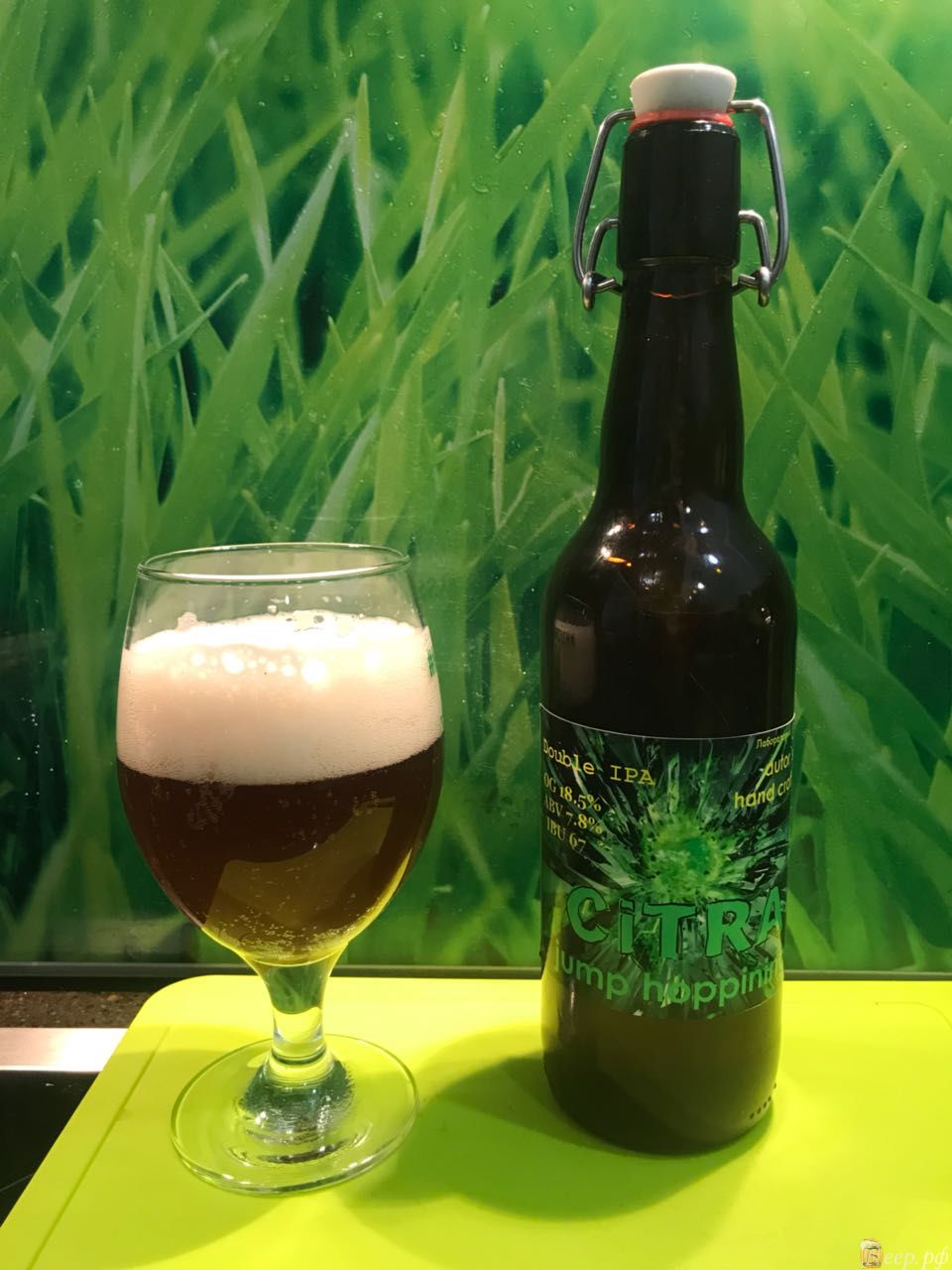 ЦИПА ДрИПА (Citra Double IPA) (Двойной ИПЭ (IPA)) | Рецепт пива от Менелеев